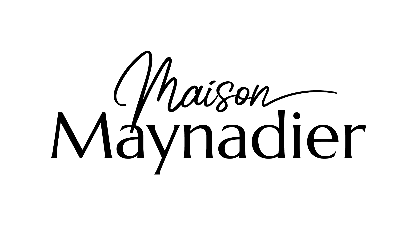 logotexte noir maison maynadier traiteur évènementiels conferenciers